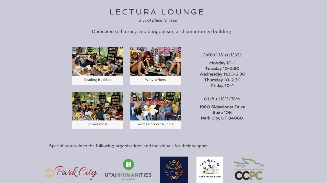 Lectura Lounge: A Cool Place to Read by Casey & Charley's Foundation for Dogs and Kids