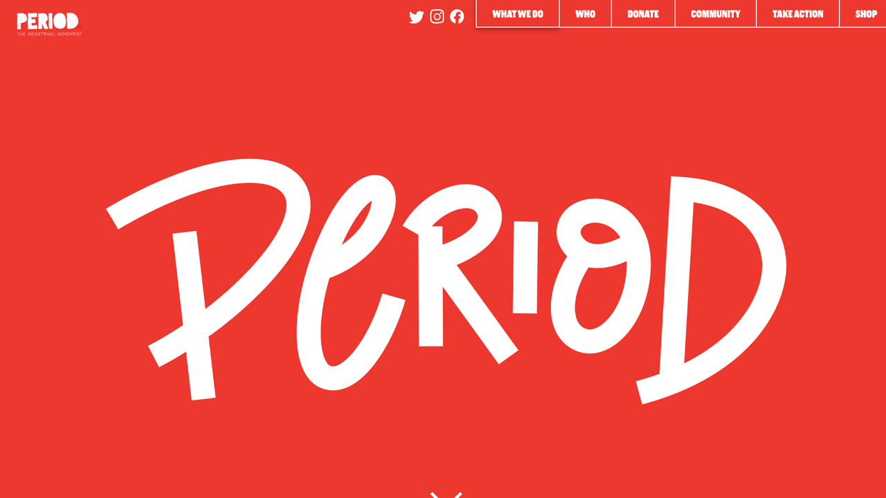 PERIOD - The Menstrual Movement by Studio Mega