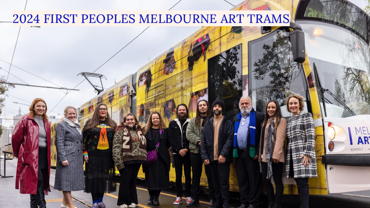 First Peoples Melbourne Art Trams at RISING 2024 by RISING Melbourne