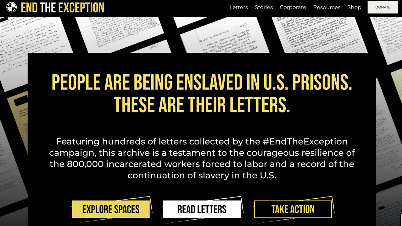 End the Exception Digital Letter Archive by Zealous and Worth Rises