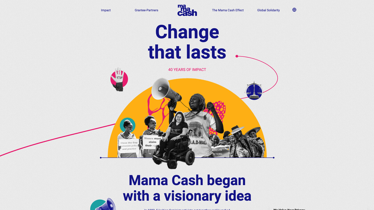 Change that lasts: 40 years of Mama Cash's feminist impact by W.Land