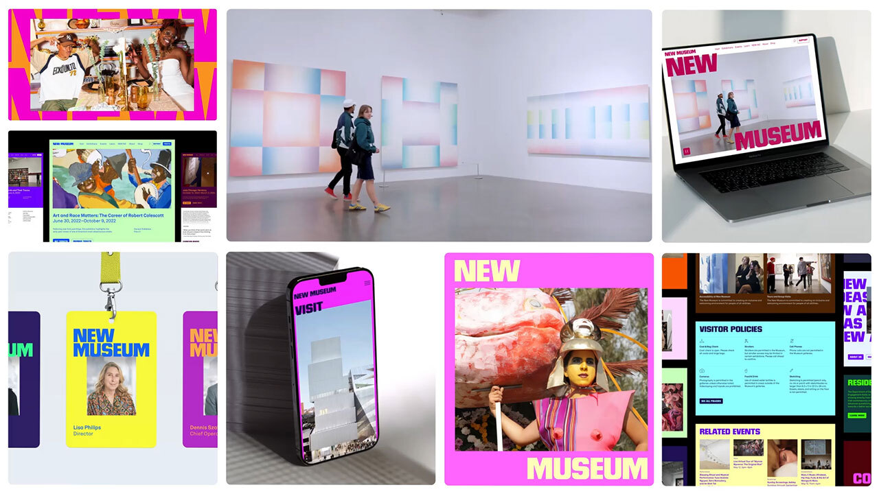New Museum Website by Athletics