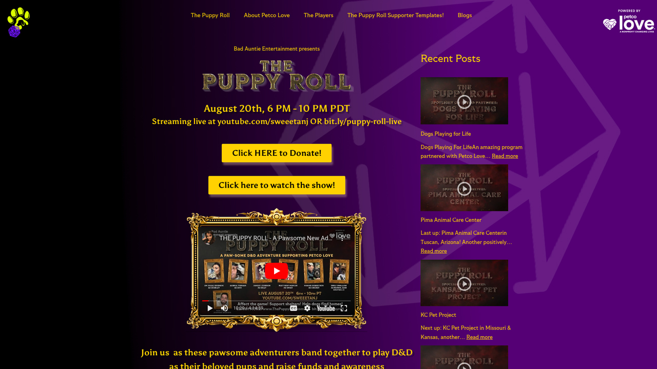 The Puppy Roll - A Pawsome New Adventure! by Bad Auntie Entertainment