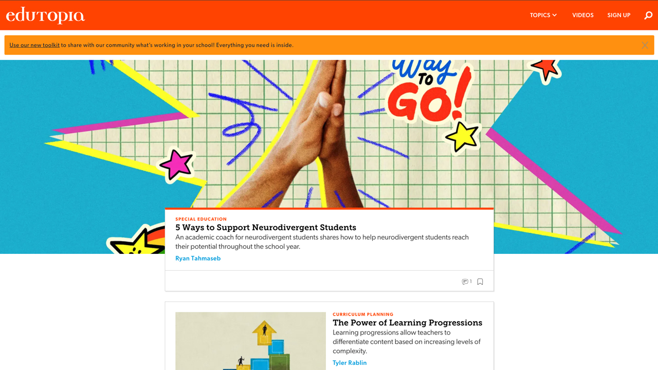 Edutopia by George Lucas Educational Foundation