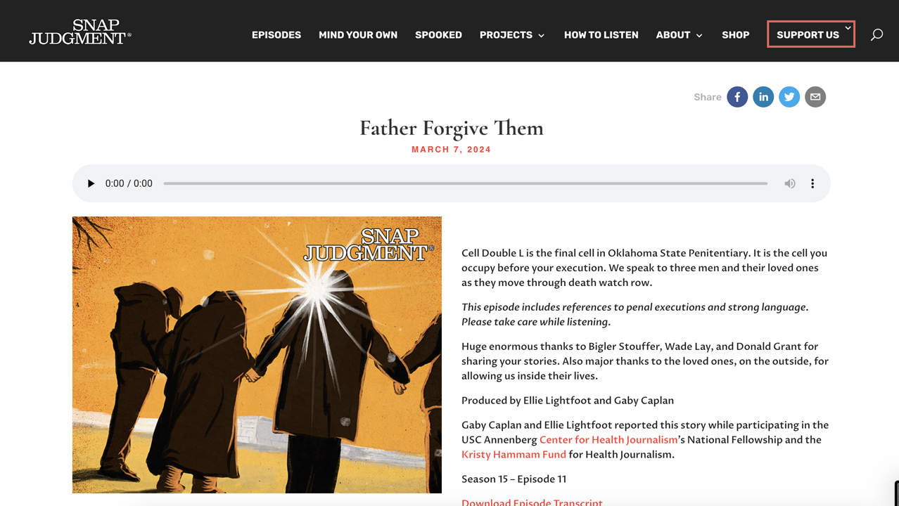 Father Forgive Them by Snap Judgment