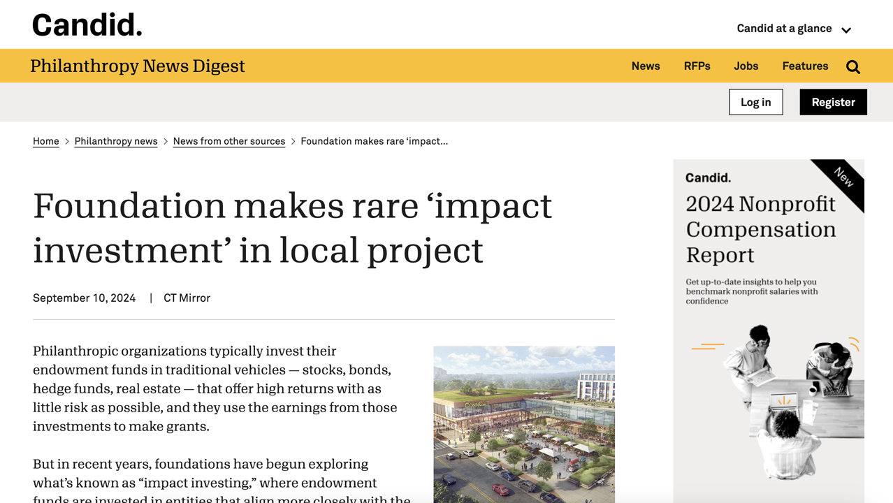 Investing in alignment with our mission by William Caspar Graustein Memorial Fund