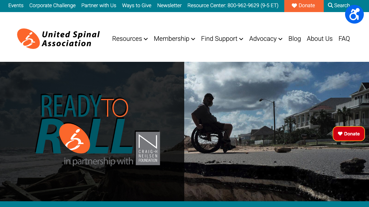 Ready to Roll Disaster Relief for Wheelchair Users by United Spinal Association