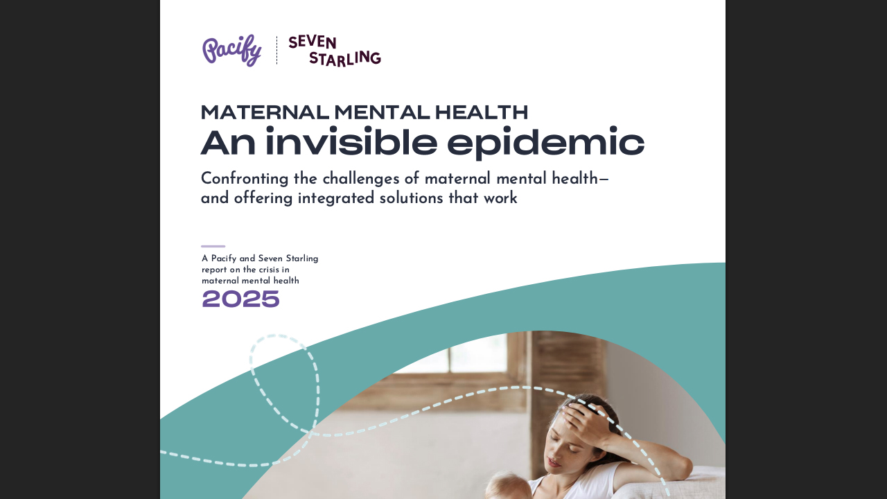 Pacify x Seven Starling: Redefining Maternal Mental Health Support by Hello Helio