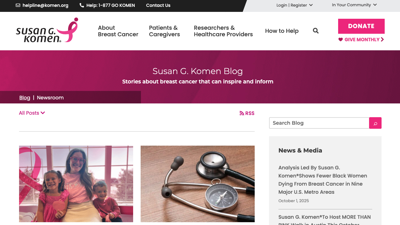 The Susan G. Komen Blog by Susan G. Komen