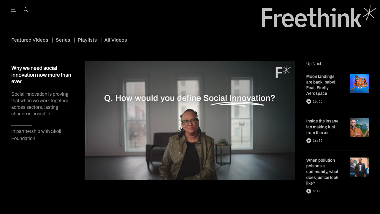Social Innovation by Freethink Media