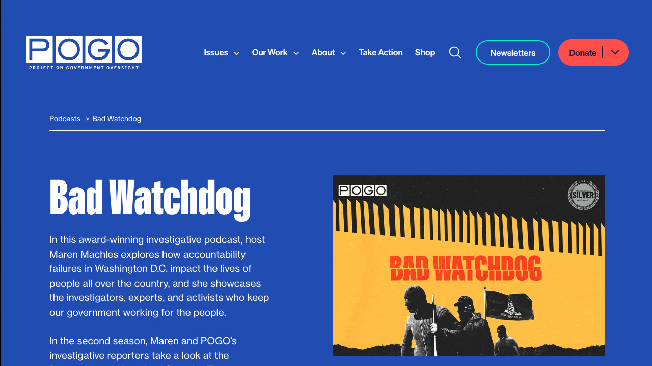 Bad Watchdog by Project On Government Oversight