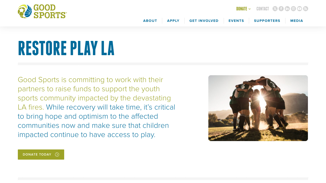 Restoring Play: How Good Sports is Rebuilding Youth Sports After the LA Fires by Good Sports