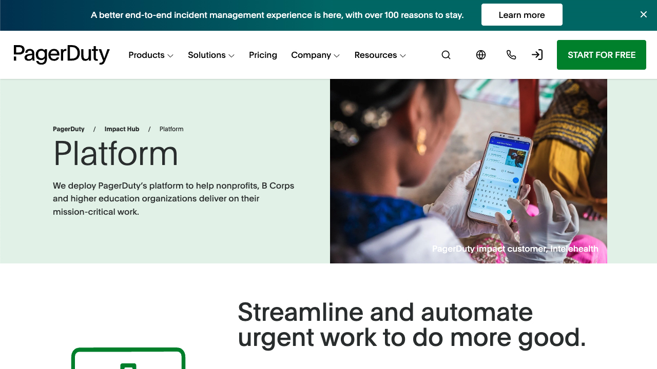 PagerDuty Impact Accelerator: Leveraging Tech to Drive Health Outcomes and Community Impact by PagerDuty