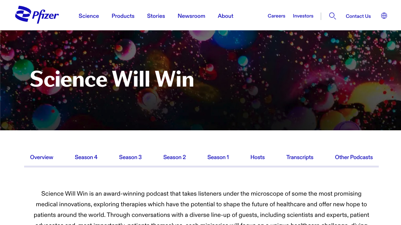 Pfizer’s Science Will Win Podcast – Season 4 by Pfizer