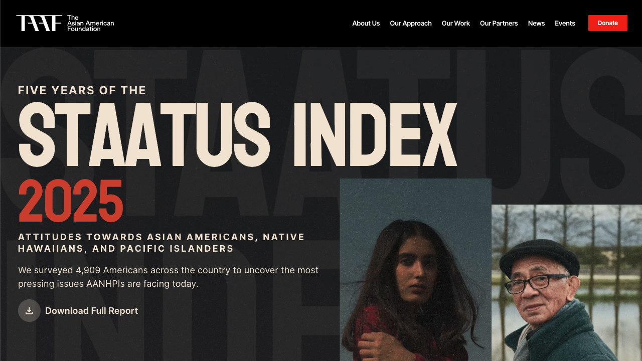 2025 STAATUS Index (Social Tracking of Asian Americans in the United States) by The Asian American Foundation