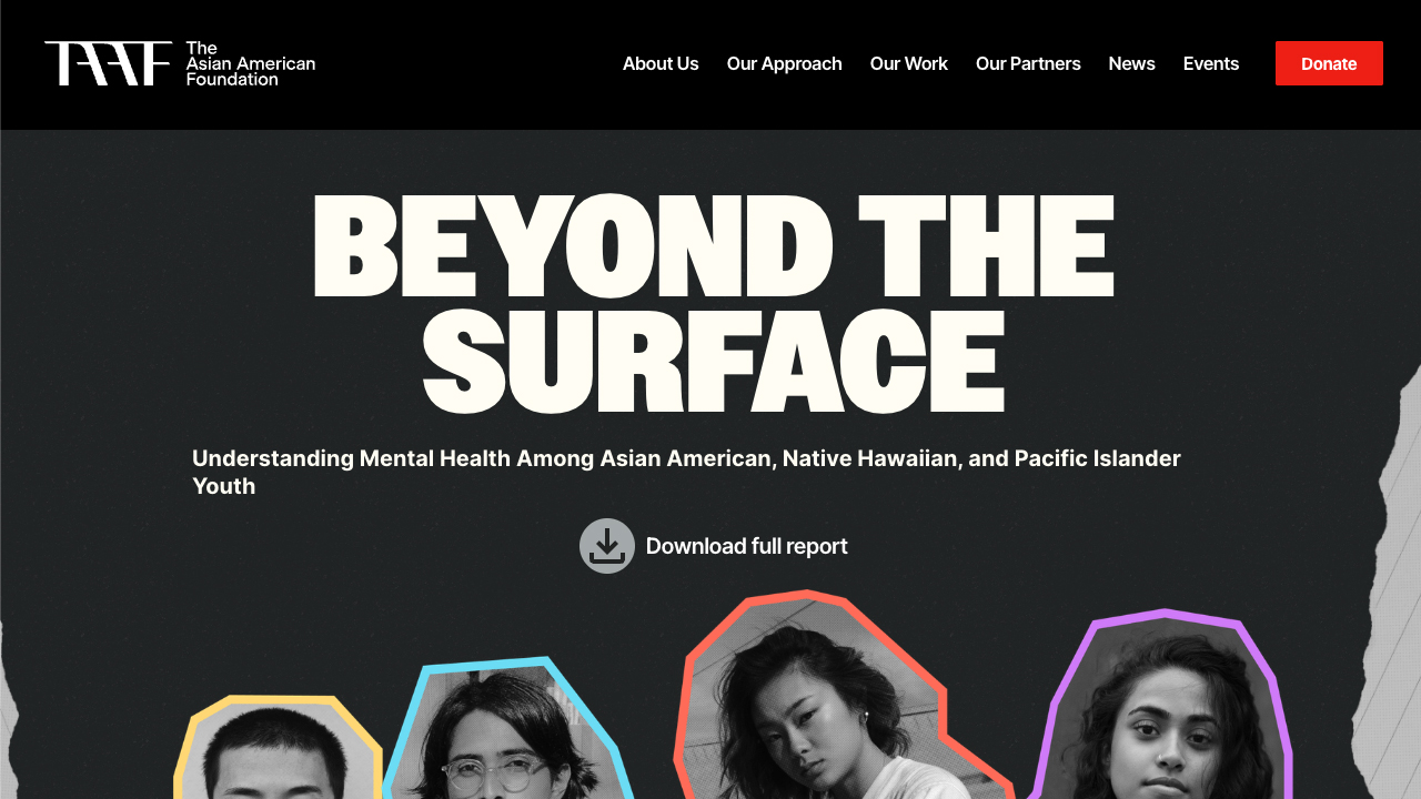 Beyond the Surface: Understanding Mental Health Among Asian American, Native Hawaiian, and Pacific Islander Youth by The Asian American Foundation