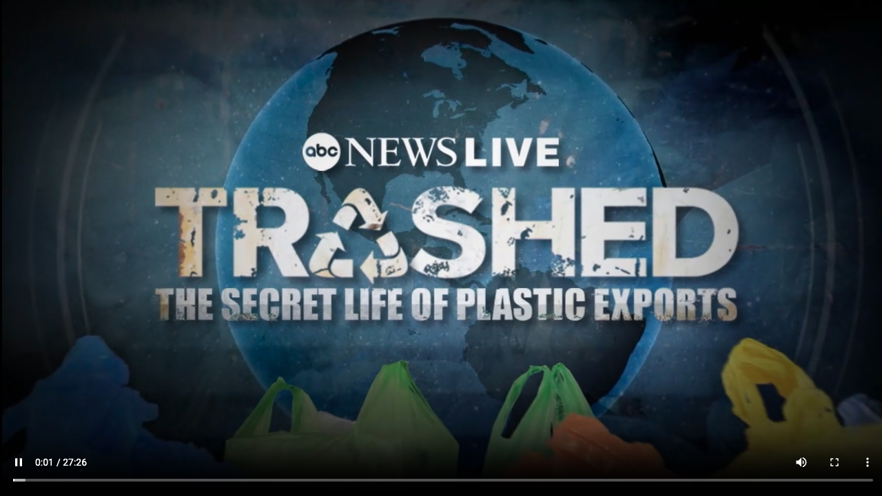 ABC News Live, Trashed: The Secret World of Plastic Exports by ABC News