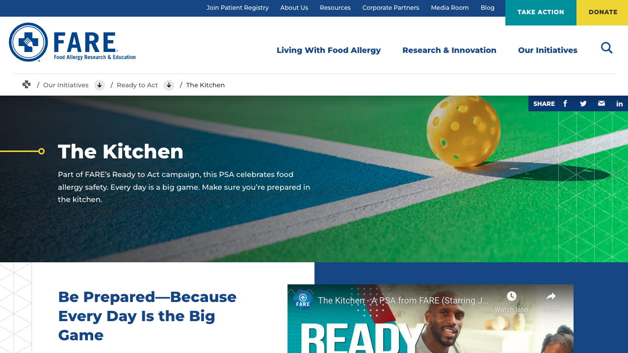 The Kitchen by FARE (Food Allergy Research & Education)