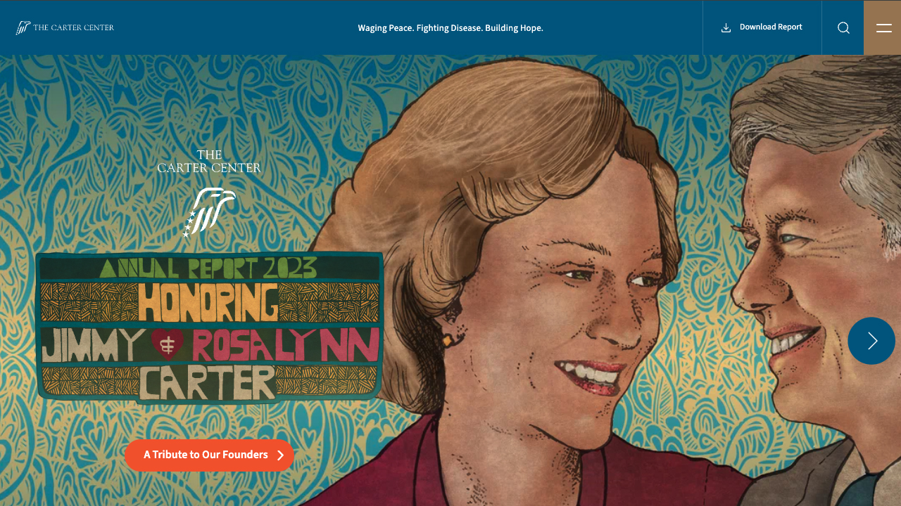 The Carter Center - 2023-2024 Annual Report: Honoring Jimmy and Rosalynn Carter by The Carter Center