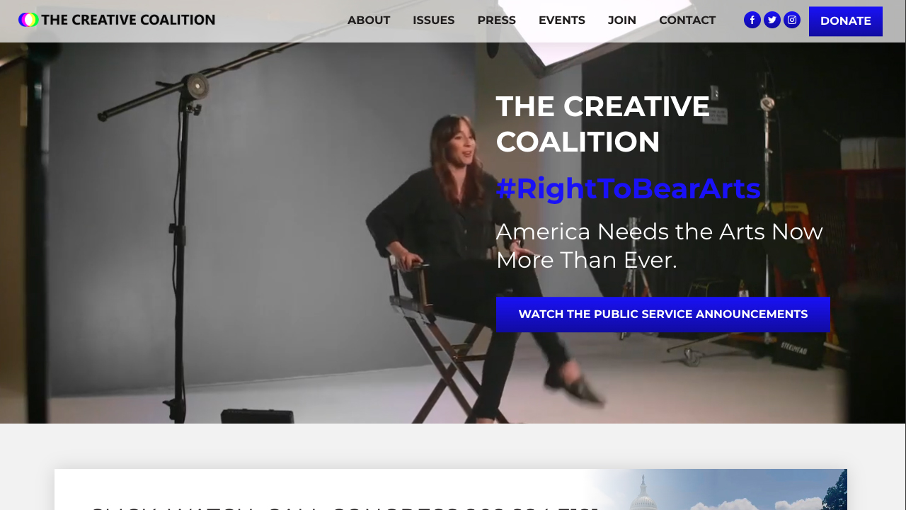 The Arts are America's HeARTbeat by The Creative Coalition