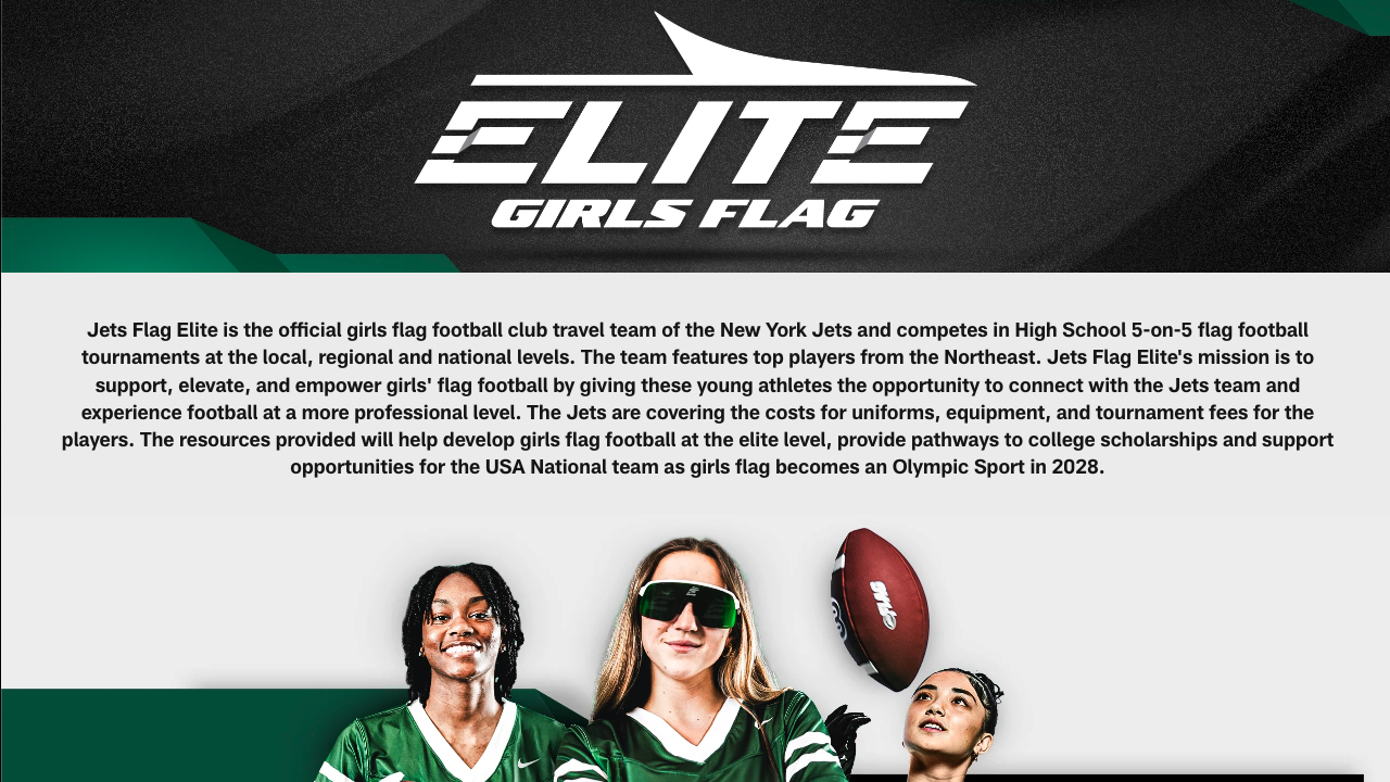 New York Jets Flag Elite by New York Jets