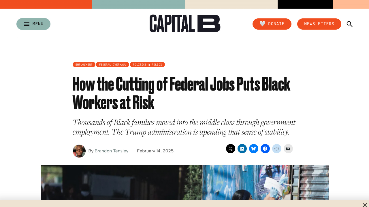 Federal Overhaul: Capital B's Reporting on How Federal Layoffs Impacted Black Workers by Capital B