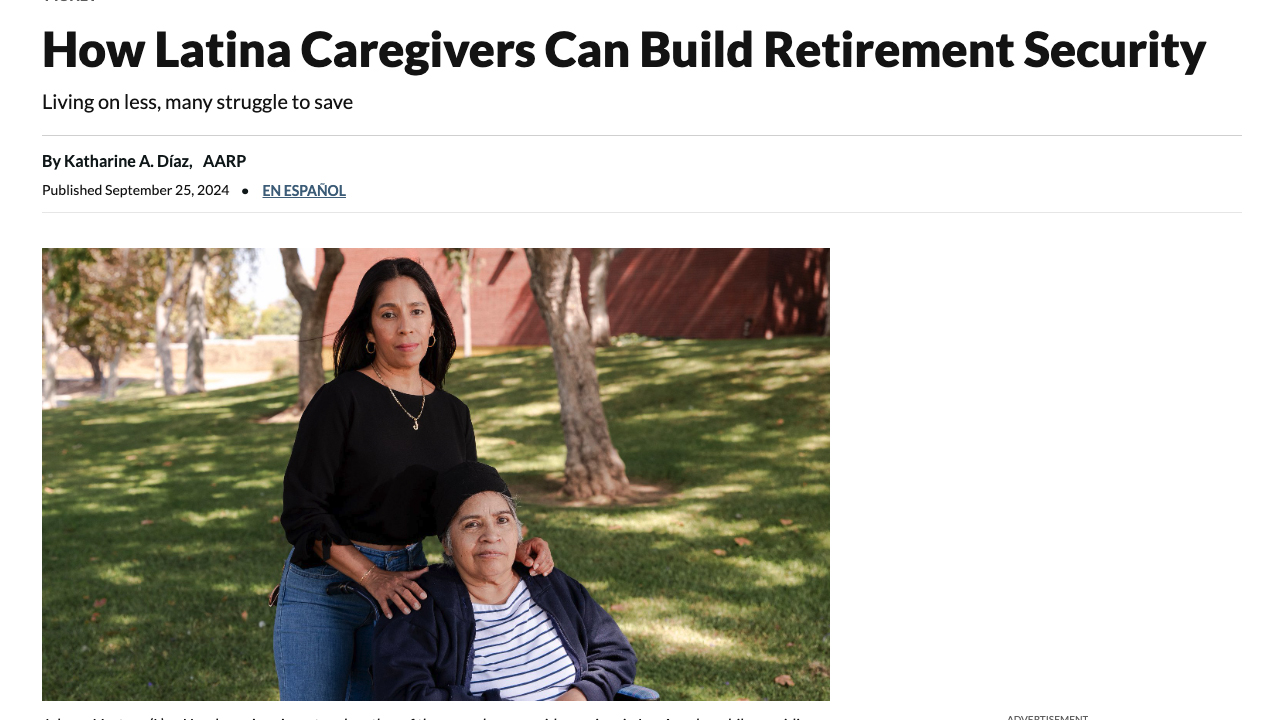 How Latina Caregivers Can Build Retirement Security by AARP