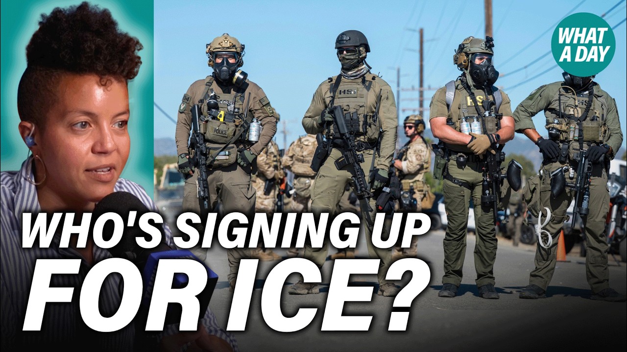 Crooked Media's What A Day Podcast: The Terrifying Truth About Who Wants to Work for ICE by Crooked Media