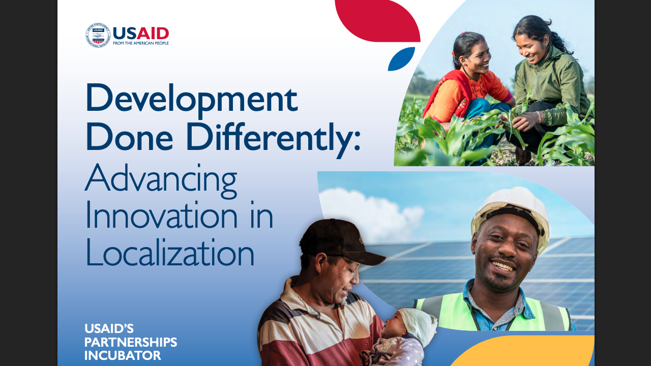 USAID’s Partnerships Incubator by Kaizen, A Tetra Tech Company