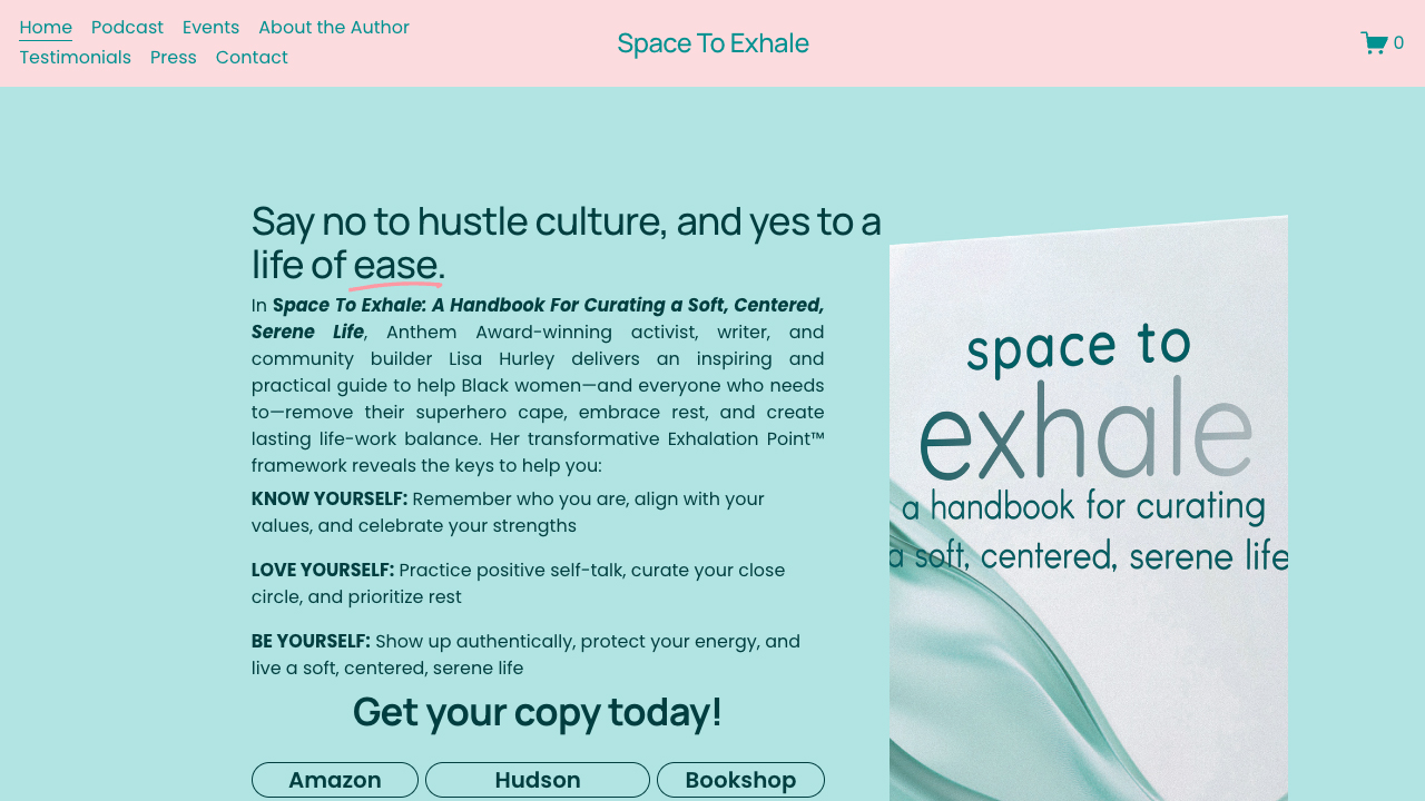 Space To Exhale by Lisa Hurley by Space To Exhale