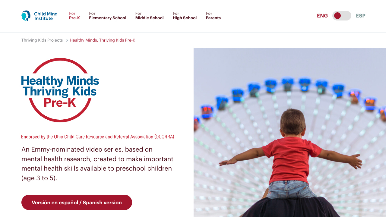 Healthy Minds Thriving Kids, Pre-K (Hedgehog Land) by Child Mind Institute