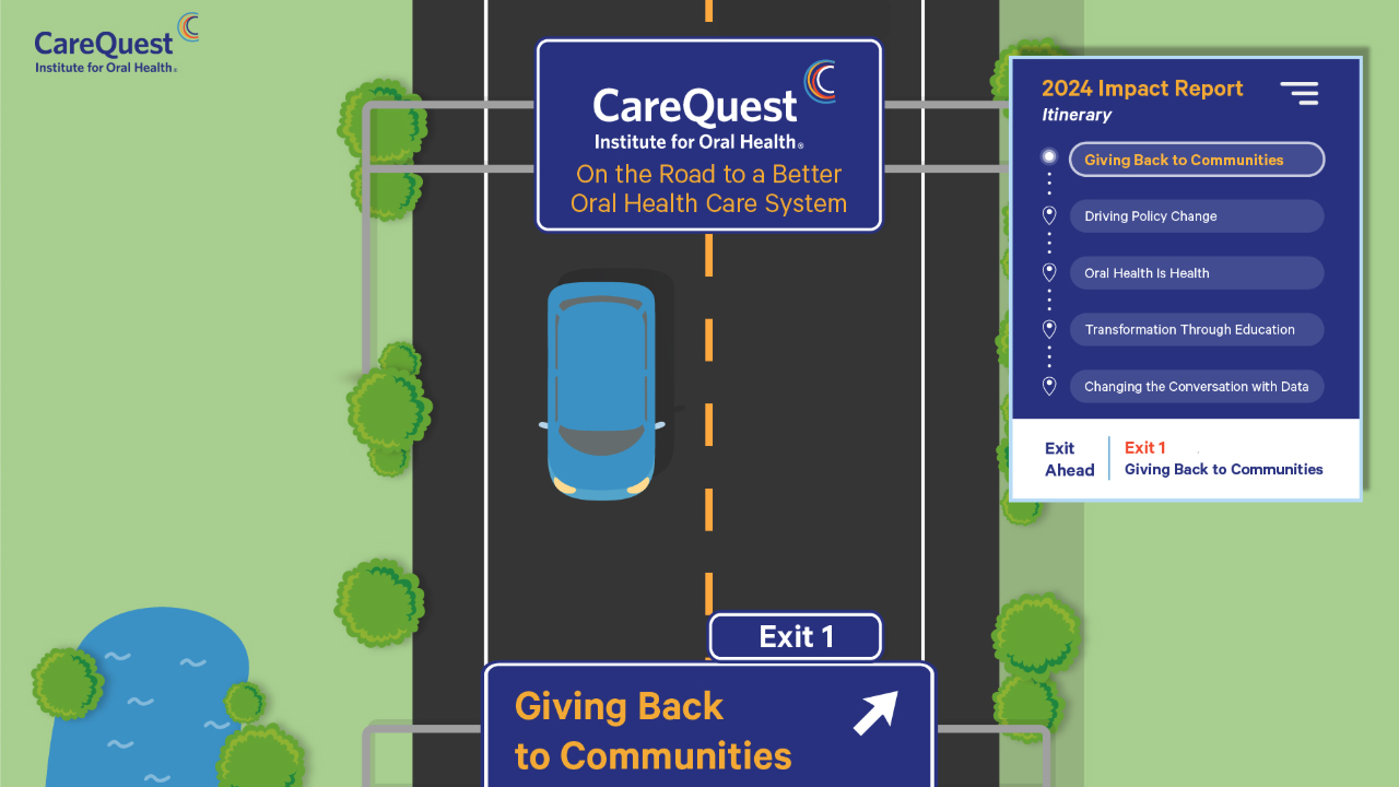 On the Road to a Better Oral Health Care System – 2024 Impact Report by CareQuest Institute for Oral Health