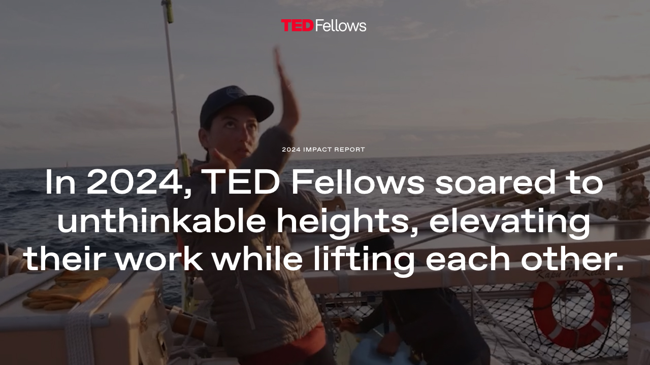 TED Fellows Impact Report Site 2024 by Friendly Design Co.