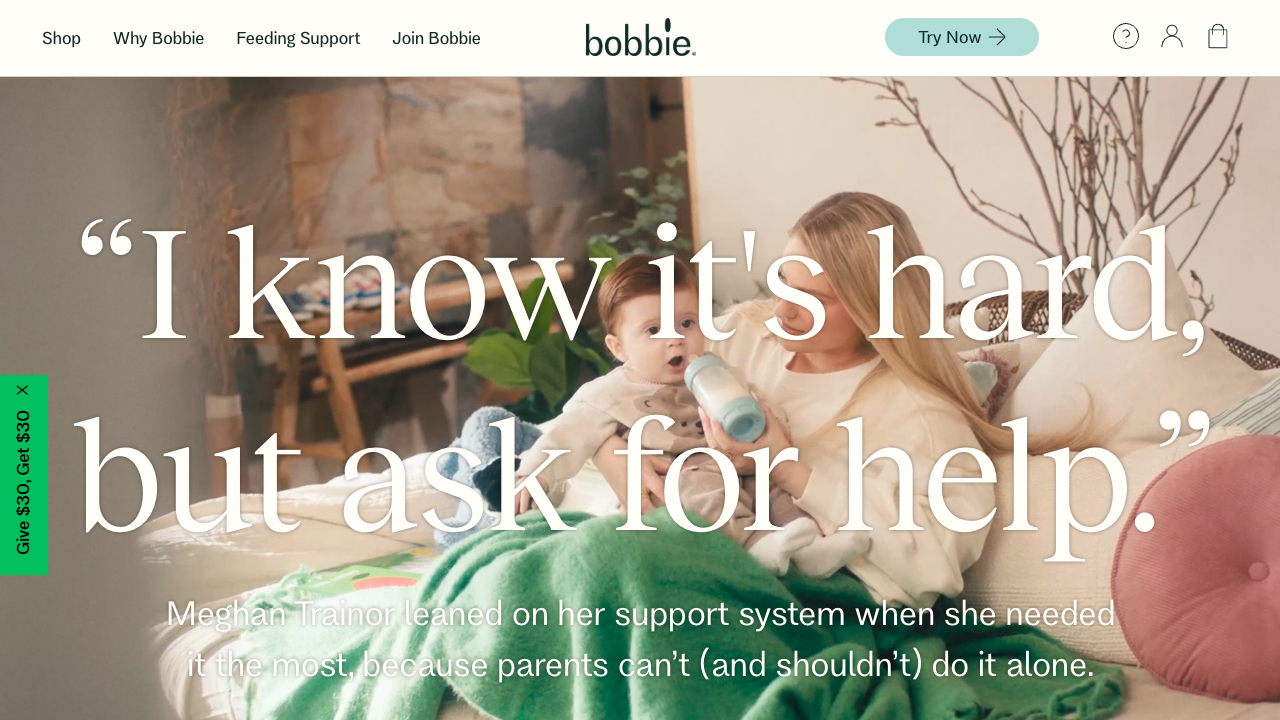 Bobbie’s “Ask for Help” Campaign with Meghan Trainor by Bobbie