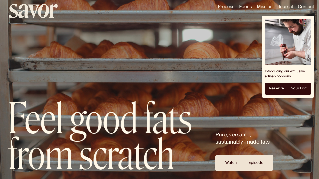 Savor - Global Launch by Resn