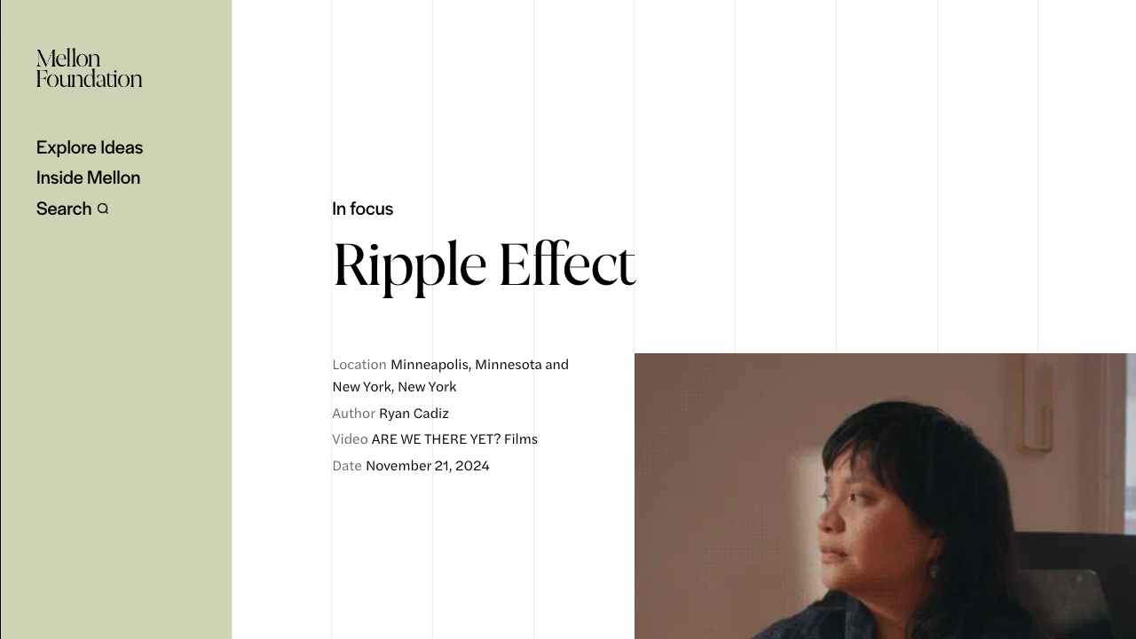 Ripple Effect by Mellon Foundation