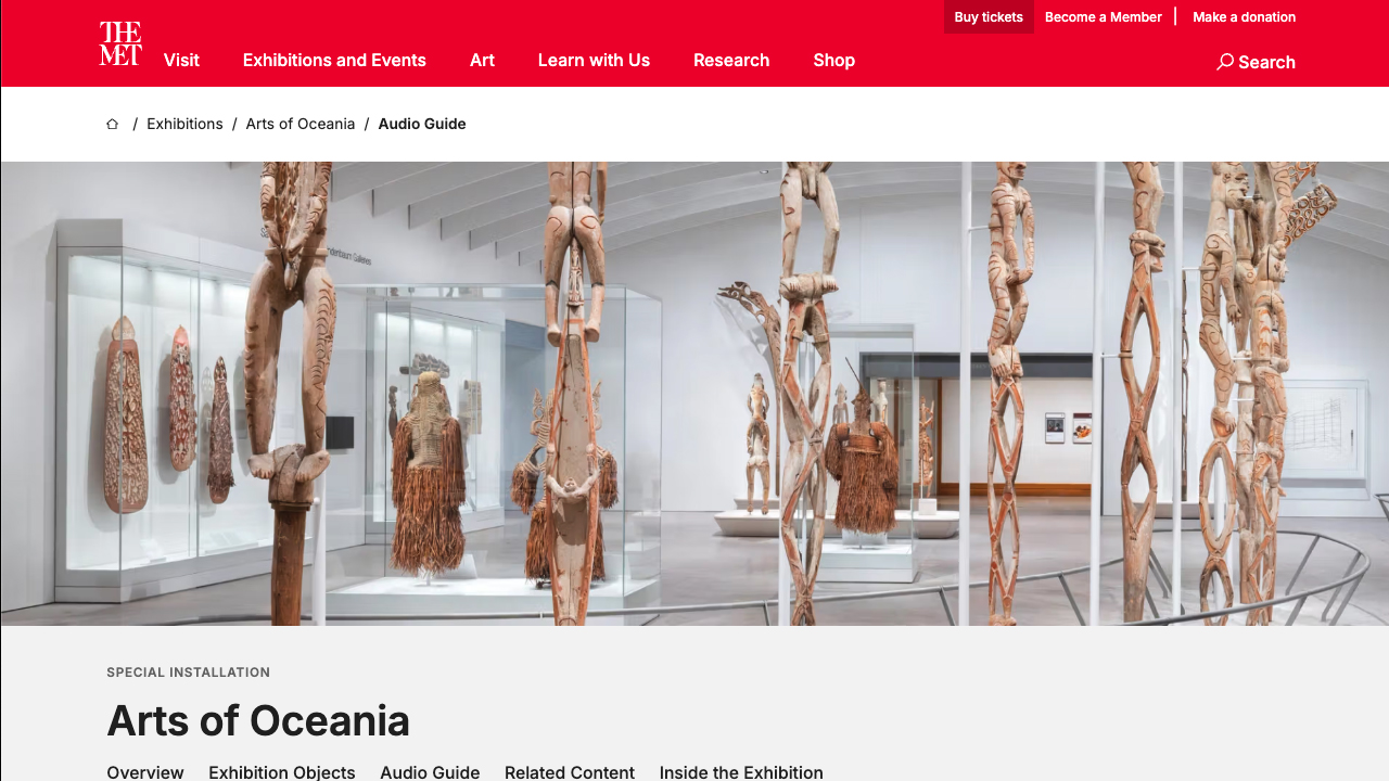 Arts of Oceania Audio Guide by The Metropolitan Museum of Art