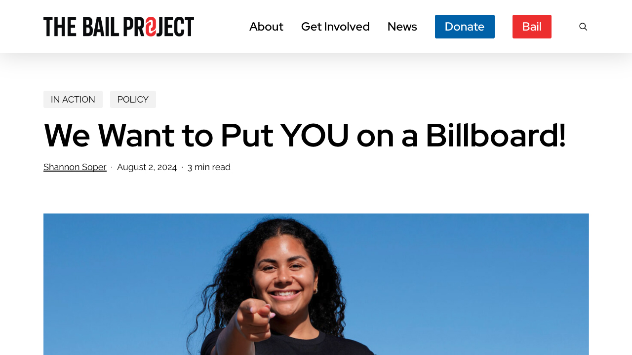 Real Bail Reform Billboards Campaign by The Bail Project