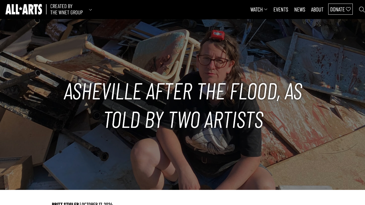 Asheville after the floods, as told by two artists by The WNET Group's ALL ARTS
