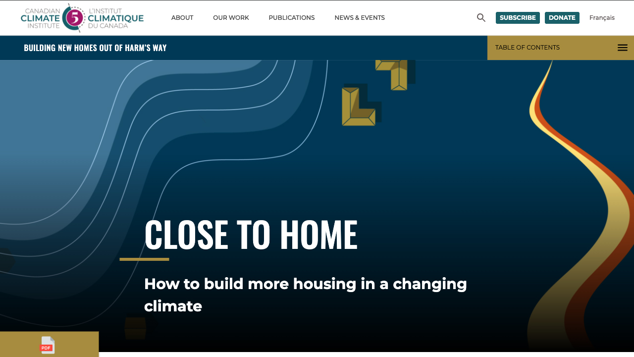 Close to home – How to build more housing in a changing climate by Voilà: