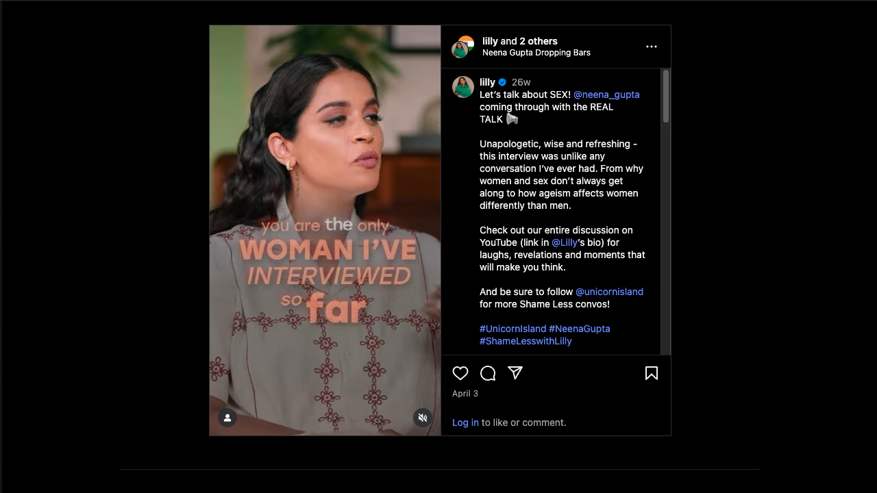 Shame Less with Lilly Singh by Unicorn Island Fund