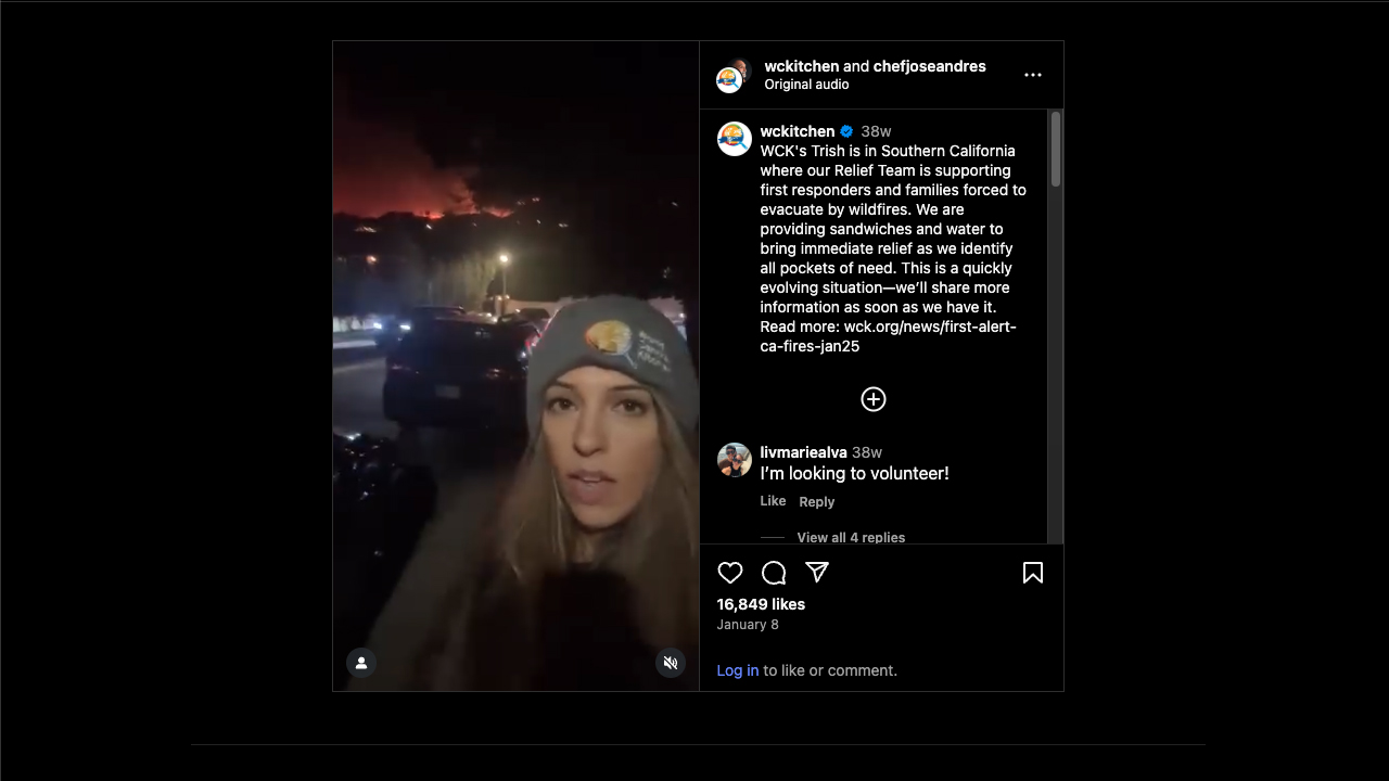 World Central Kitchen - Rapid Response to Los Angeles Fires by World Central Kitchen