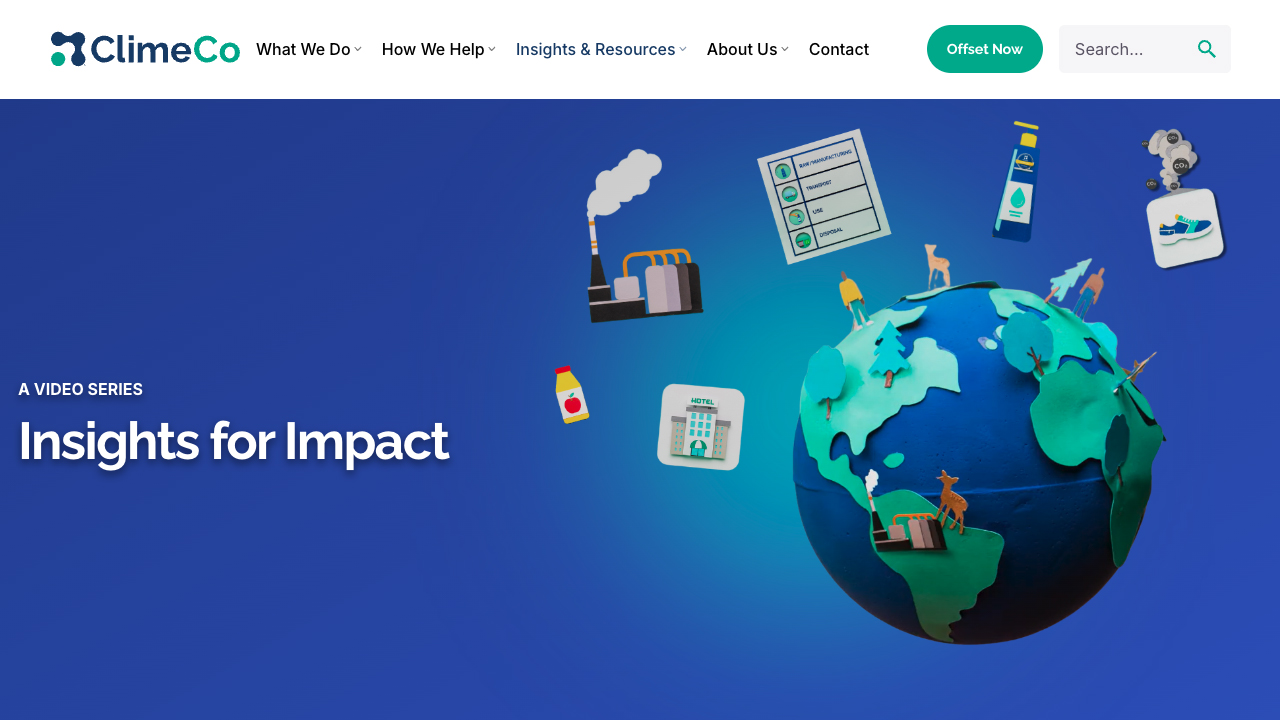 ClimeCo Insights for Impact by ClimeCo