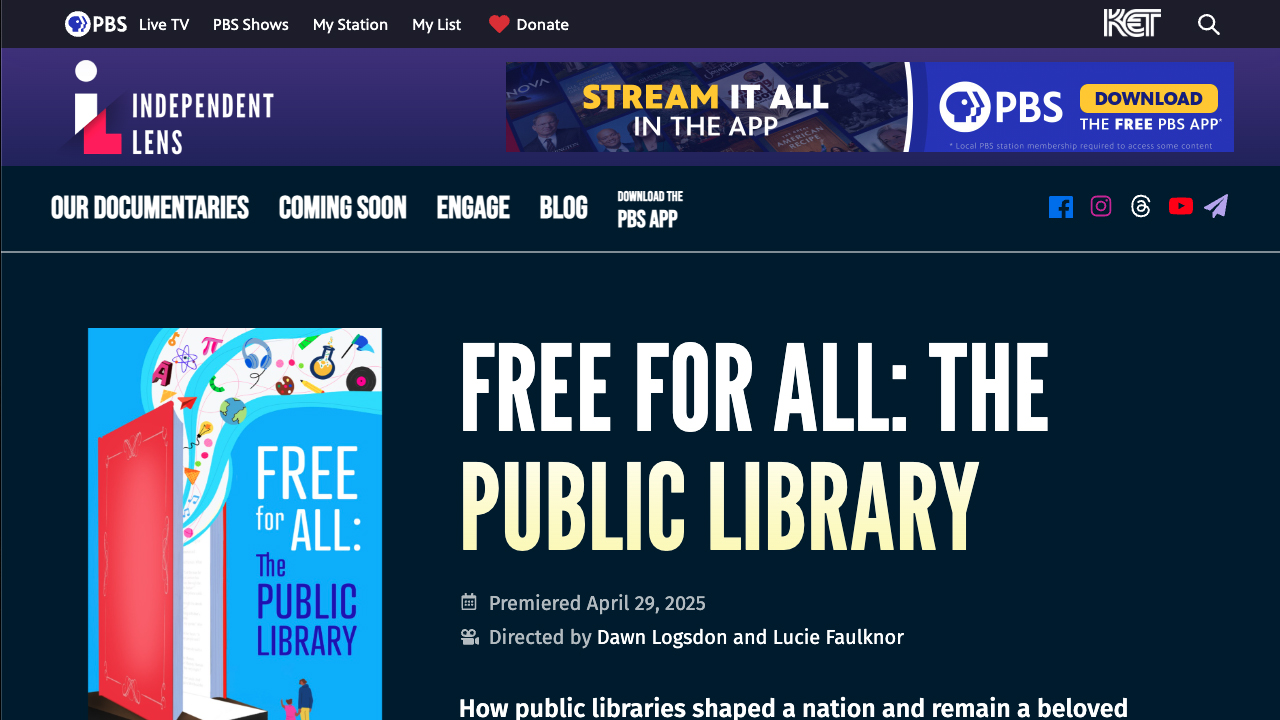 Free for All: The Public Library by ITVS