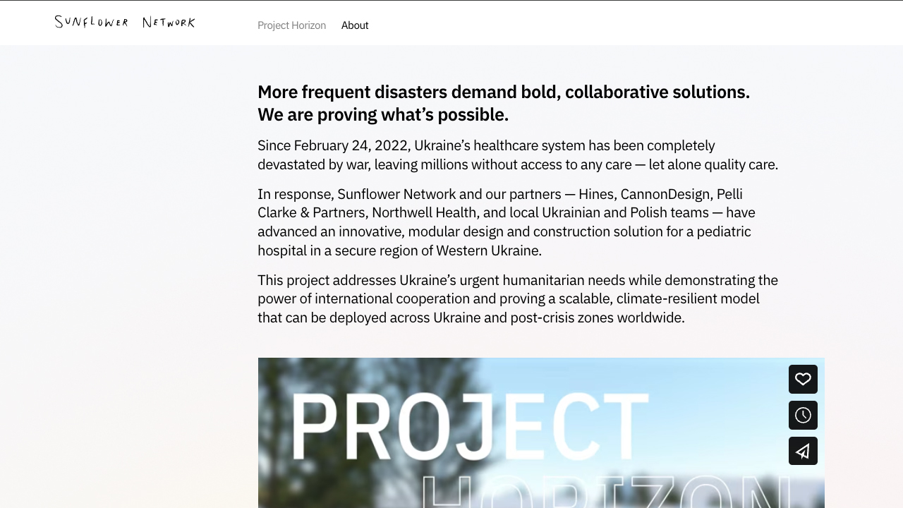 Project Horizon: A Scalable Model for Crisis-Responsive Healthcare by Open Hand Studio of CannonDesign