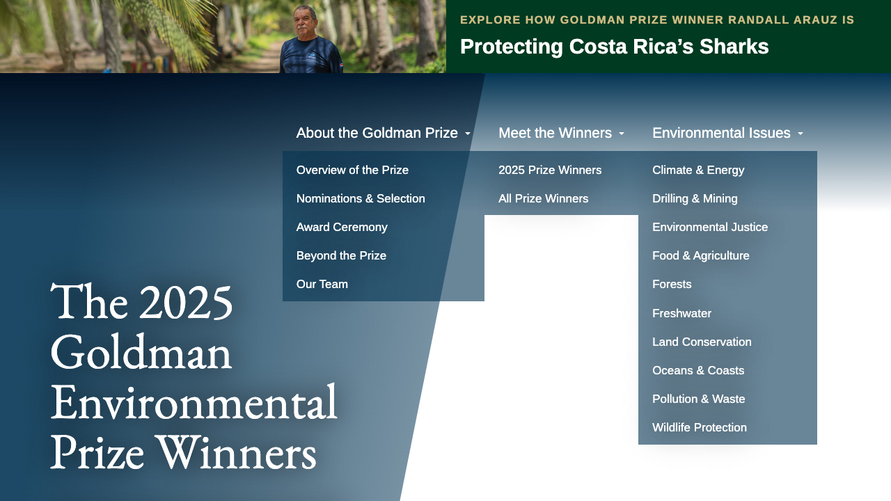 2025 Goldman Environmental Prize Ceremony by Demonstrate x DDW