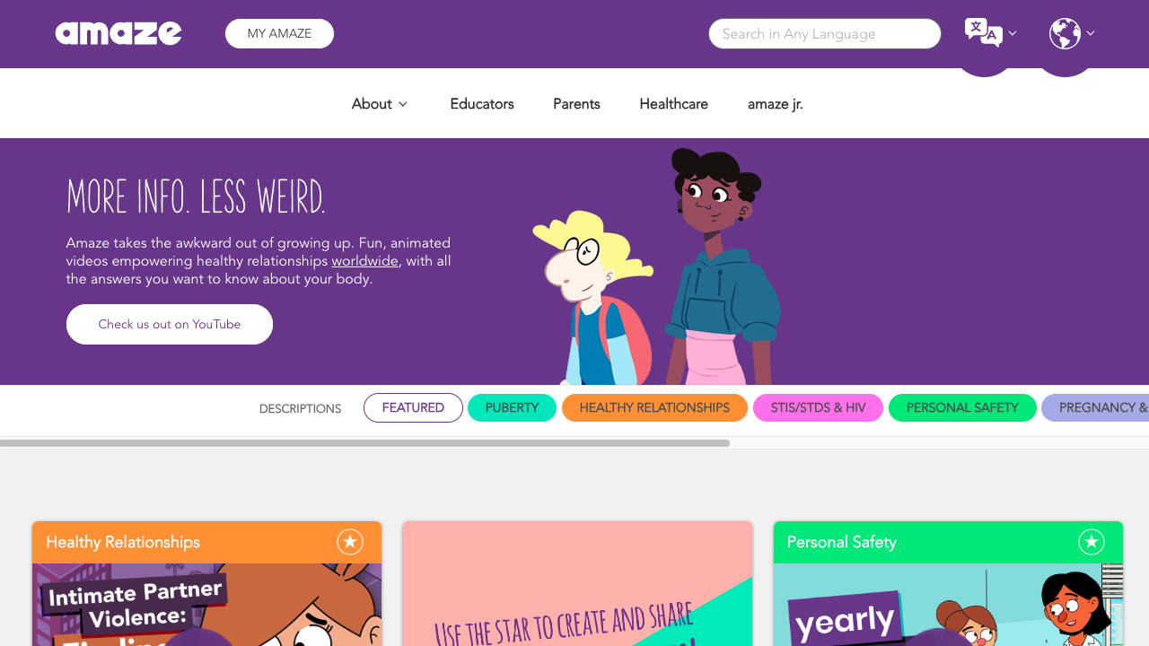AMAZE.org by Advocates for Youth