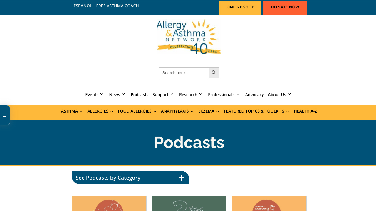 Allergy, Asthma and Immunology Podcast Series Collaboration by Allergy & Asthma Network