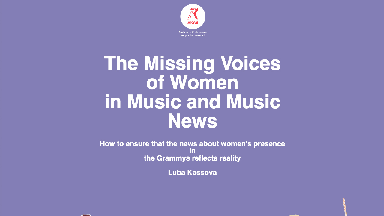 The Missing Voices of Women in Music and Music News by AKAS