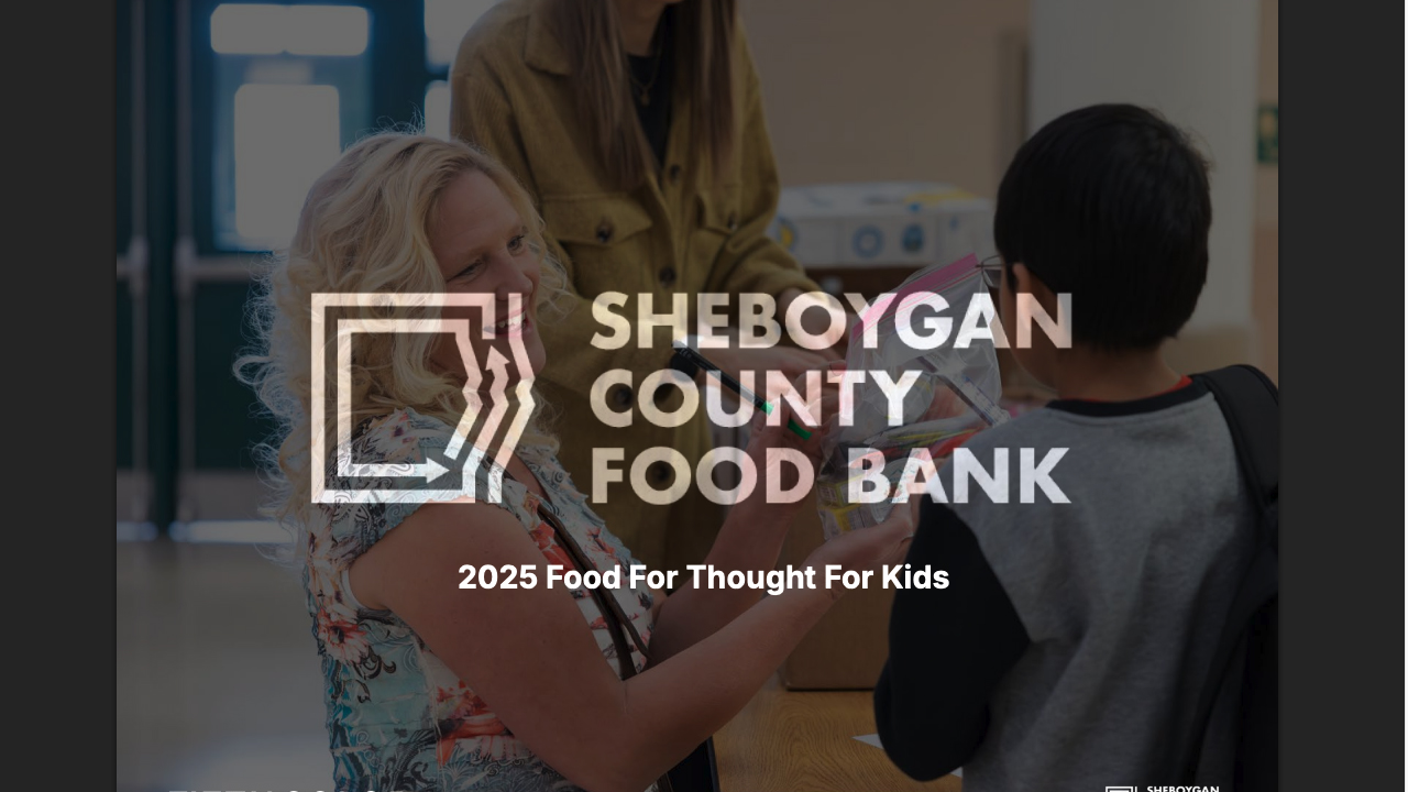 FifthColor x Sheboygan County Food Bank's Food For Thought For Kids Campaign by FifthColor